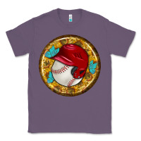 Lavender baseball with sunflower round earrings Classic Tee - BundleAndBundleShop