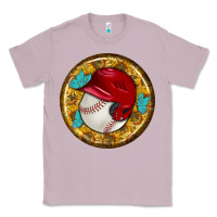 Lilac baseball with sunflower round earrings Classic Tee - BundleAndBundleShop