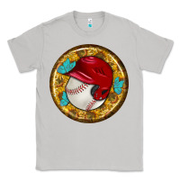 Moon Dust baseball with sunflower round earrings Classic Tee - BundleAndBundleShop