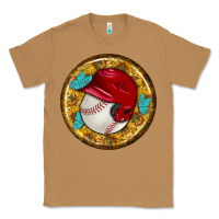 Toasted Coconut baseball with sunflower round earrings Classic Tee - BundleAndBundleShop