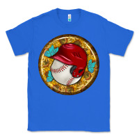 True Royal baseball with sunflower round earrings Classic Tee - BundleAndBundleShop