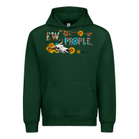 Forest Green ew people with cross Urban Hoodie - HRA Design Shop