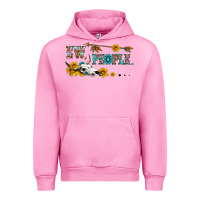 Fuchsia Pink ew people with cross Urban Hoodie - HRA Design Shop