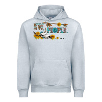 Heather Grey ew people with cross Urban Hoodie - HRA Design Shop