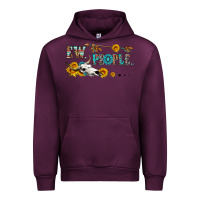 Mauve Wine ew people with cross Urban Hoodie - HRA Design Shop