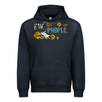 Navy ew people with cross Urban Hoodie - HRA Design Shop