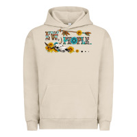 Pigment French Oak ew people with cross Urban Hoodie - HRA Design Shop