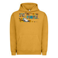 Pigment Peanut Butter ew people with cross Urban Hoodie - HRA Design Shop