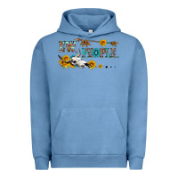 Pigment Pebble Blue ew people with cross Urban Hoodie - HRA Design Shop