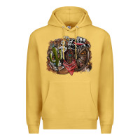 Antique Gold western Premium Hoodie - SublimationCraftShop