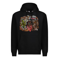 Black western Premium Hoodie - SublimationCraftShop