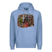 Colony Blue western Premium Hoodie - SublimationCraftShop