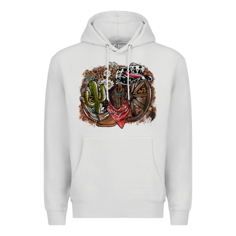 Western Premium Hoodie by SublimationCraftShop | Teevron