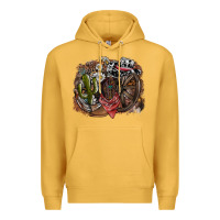 Mustard western Premium Hoodie - SublimationCraftShop