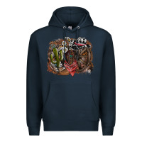 Navy western Premium Hoodie - SublimationCraftShop