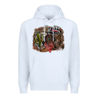 White western Premium Hoodie - SublimationCraftShop