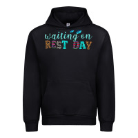 Black waiting on rest day Urban Hoodie - HRA Design Shop