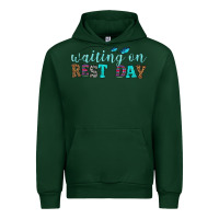 Forest Green waiting on rest day Urban Hoodie - HRA Design Shop