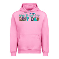 Fuchsia Pink waiting on rest day Urban Hoodie - HRA Design Shop