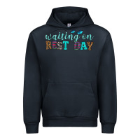 Navy waiting on rest day Urban Hoodie - HRA Design Shop