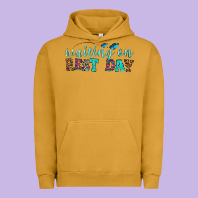 Waiting On Rest Day Urban Hoodie Designed By Hra Design Shop