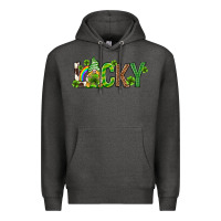 Charcoal Heather Love horseshoe St. Patrick's Day Premium Hoodie - Neo Western