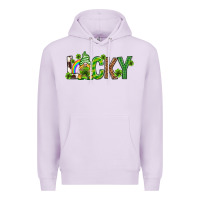 Lilac Love horseshoe St. Patrick's Day Premium Hoodie - Neo Western