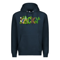 Navy Love horseshoe St. Patrick's Day Premium Hoodie - Neo Western