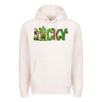 Pale Pink Love horseshoe St. Patrick's Day Premium Hoodie - Neo Western