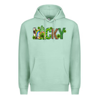 Seafoam Love horseshoe St. Patrick's Day Premium Hoodie - Neo Western
