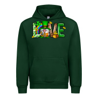 Forest Green Love st. patricks day Urban Hoodie - Neo Western