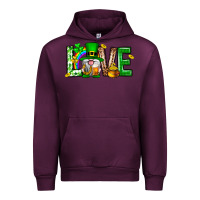 Mauve Wine Love st. patricks day Urban Hoodie - Neo Western
