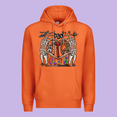 Bad Witch Club Premium Hoodie Designed By Cowhidedigitalart