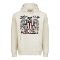 Oatmeal Heather bad witch club Premium Hoodie - CowhideDigitalArt