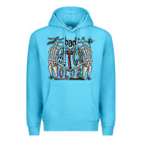 Ocean Blue bad witch club Premium Hoodie - CowhideDigitalArt