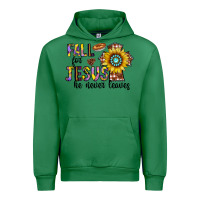 Emerald fall for jesus he never leaves Urban Hoodie - CowhideDigitalArt