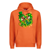 Carrot St. Patrick's Day lucky heart Premium Hoodie - Neo Western