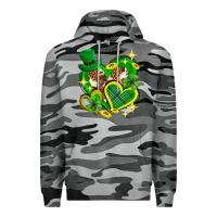 Slate Camo St. Patrick's Day lucky heart Premium Hoodie - Neo Western