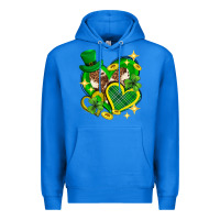 True Royal St. Patrick's Day lucky heart Premium Hoodie - Neo Western