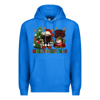 True Royal merry christmas buffalo afro gnomies Premium Hoodie - FaDigitalArtStudio
