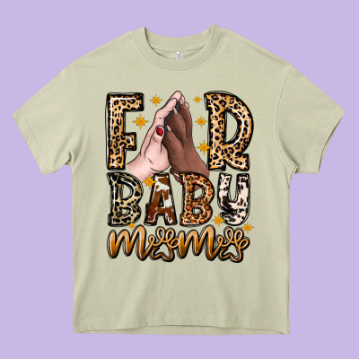 Fur Baby Mama Dog Heavy Core Tee Designed By Cowhidedigitalart