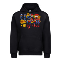 Black usa y all Urban Hoodie - HRA Design Shop