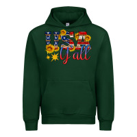 Forest Green usa y all Urban Hoodie - HRA Design Shop