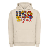 Pigment French Oak usa y all Urban Hoodie - HRA Design Shop