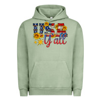 Pigment Oil Green usa y all Urban Hoodie - HRA Design Shop