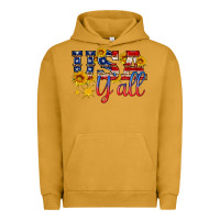 Pigment Peanut Butter usa y all Urban Hoodie - HRA Design Shop