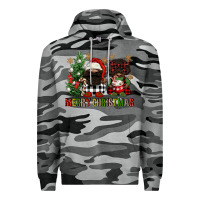Slate Camo merry christmas buffalo afro gnomies Premium Hoodie - FaDigitalArtStudio