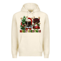 Tofu merry christmas buffalo afro gnomies Premium Hoodie - FaDigitalArtStudio