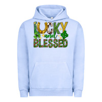 Pigment Grape Ice Lucky and blessed st. patricks day Urban Hoodie - Neo Western