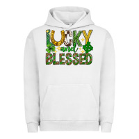 Pigment Lunar Rock Lucky and blessed st. patricks day Urban Hoodie - Neo Western